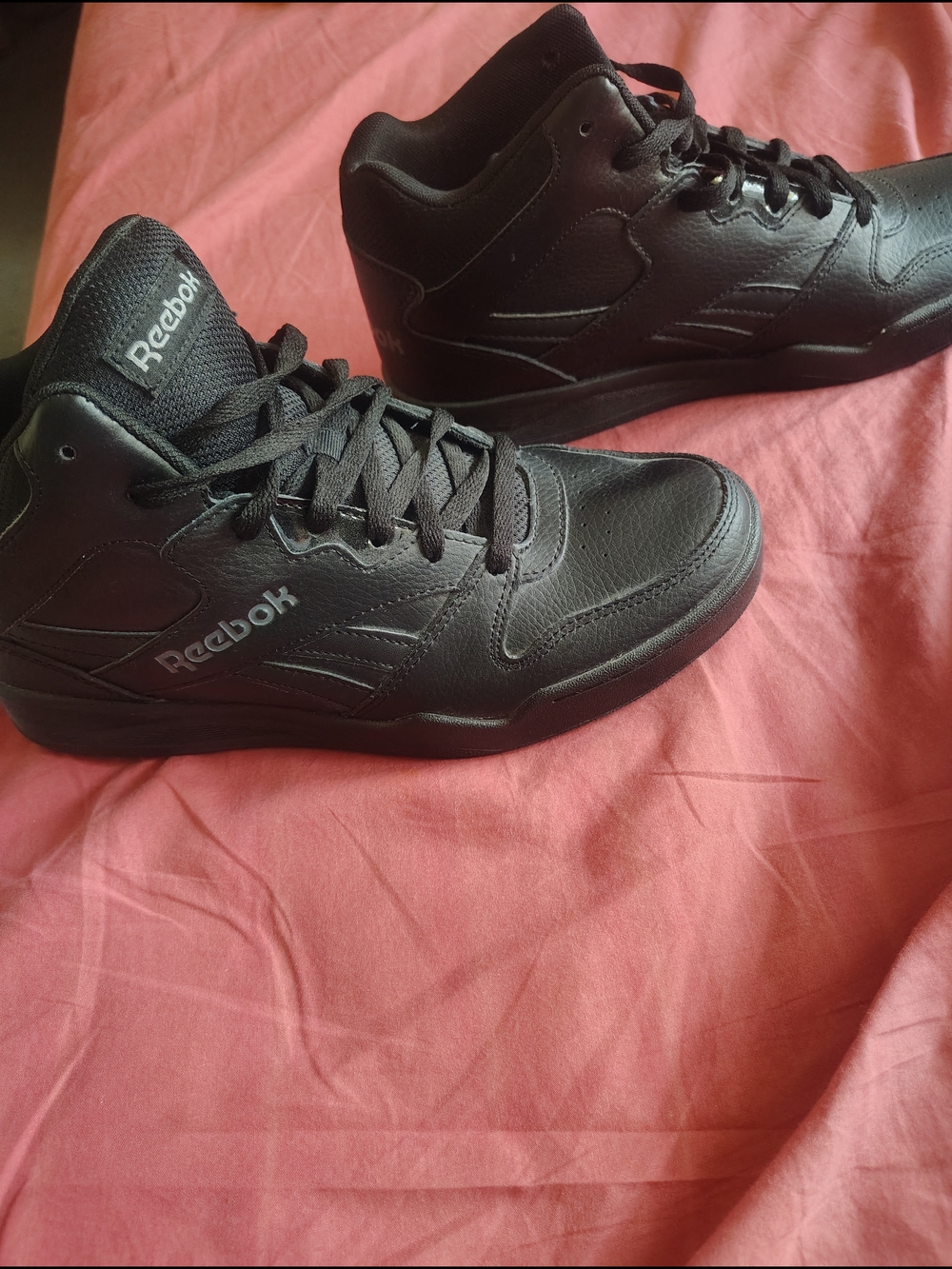 Reebok Men's Black High-Top Athletic Sneakers
